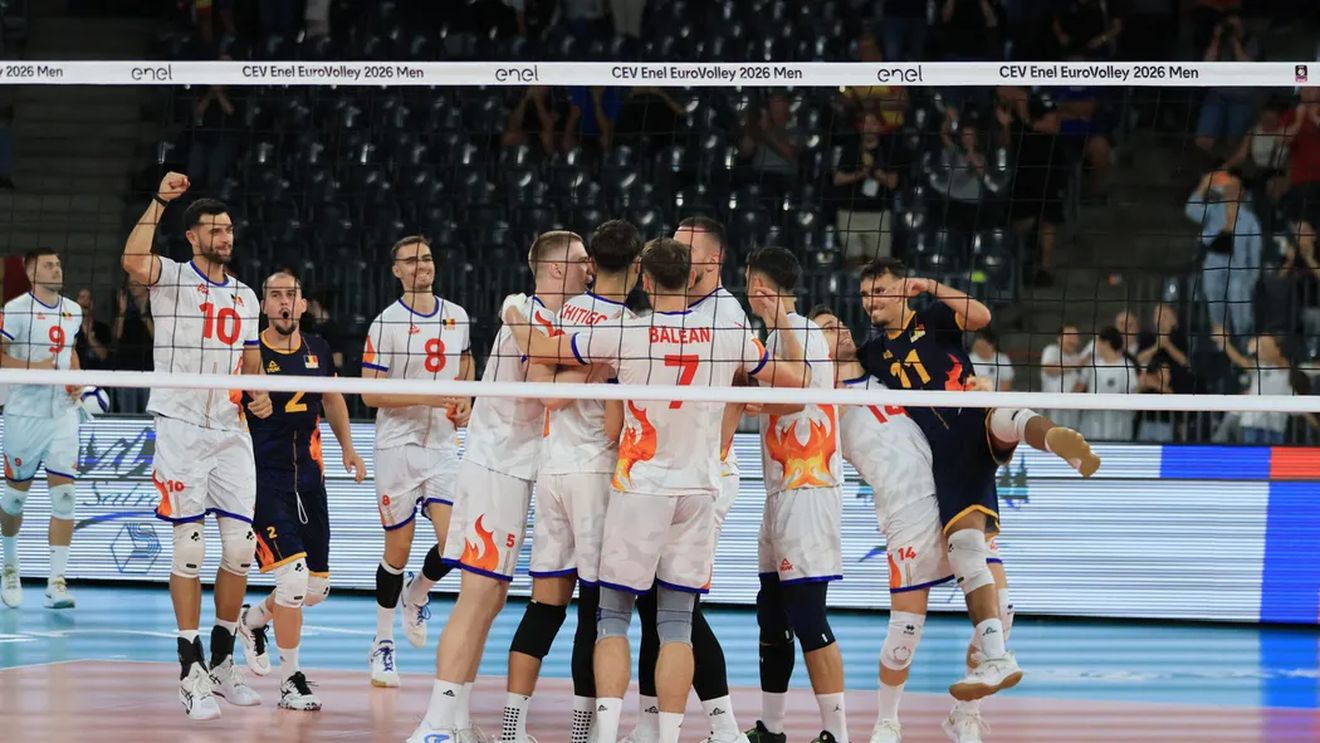 România, victorie uriașă cu Ucraina! Ne-am calificat în sferturile Campionatului European de Volei