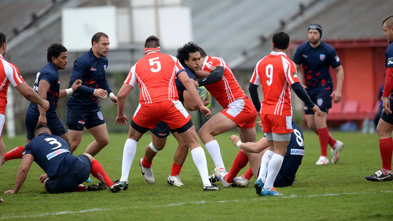 Prima victorie după opt ani în Ghencea. Steaua - Dinamo 10-11, în Super Liga Națională de rugby