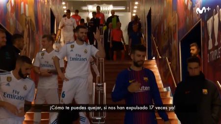 VIDEO | S-au încins spiritele pe tunelul stadionului Nou Camp! Ce s-a întâmplat între Nacho și Pique: "Incredibil!"