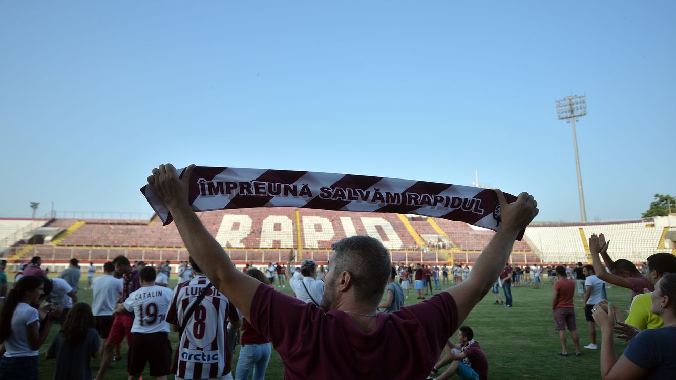 Cât costă marca Rapid: "Sunt persoane care și-au manifestat interesul!" Brandul urmează să fie scos la licitație, FC Voluntari stă la pândă