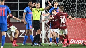 Radu Petrescu, delegat din nou după Rapid - FCSB 1-2, deși se credea că a fost suspendat pentru restul sezonului. Va conduce meciul care decide cine retrogradează din Liga 2
