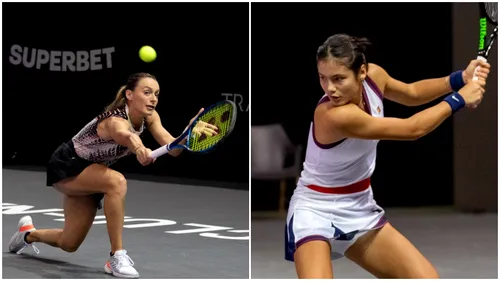 Ana Bogdan, învinsă de Emma Răducanu în optimi la Transylvania Open! Video Online. Britanica de origine română nu a avut milă de Ana