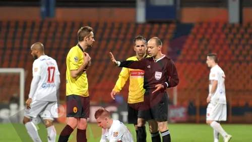 Nemțenii s-au luat la vestiare de arbitrul Marius Avram pentru prestația de la  Ceahlăul - Dinamo. Ce faze au incriminat elevii lui Bondrea