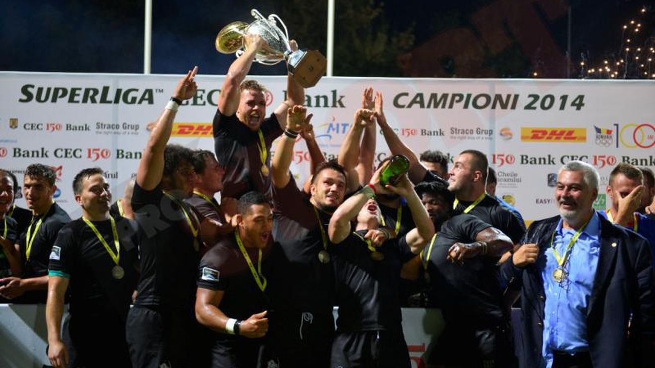 GALERIE FOTO | "Zimbrii", al cincilea titlu național la rugby