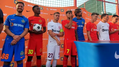 FCSB și-a prezentat noul echipament! Ironii pentru rivali! „Ghencea e a noastră...Să vină Talpan”! Mesajul lui MM Stoica | GALERIE FOTO