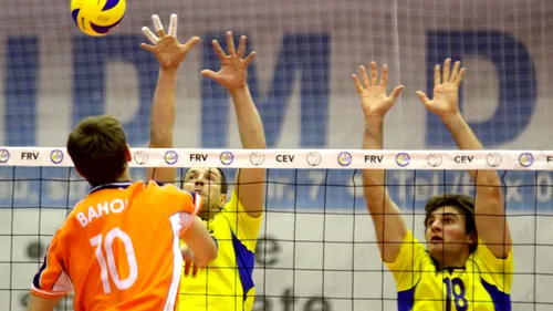 Naționala de volei masculin a României, la a patra înfrângere în Liga Europeană 2012