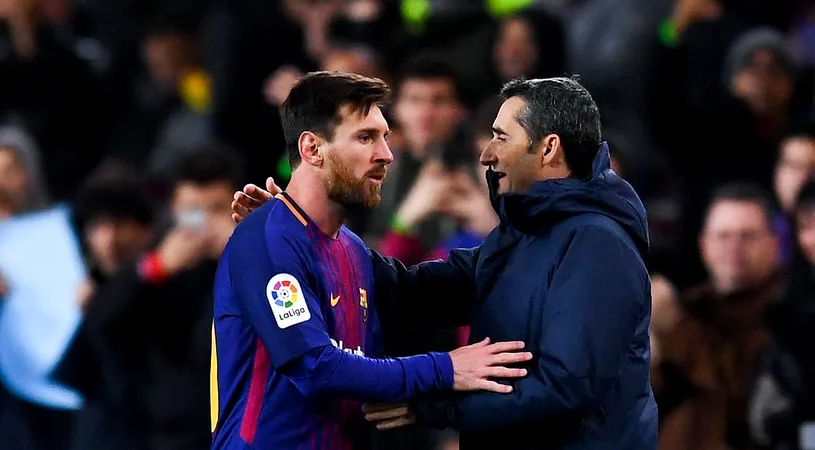 Leo Messi, mesaj emoționant după despărțirea de Ernesto Valverde: „Ești o persoană grozavă”