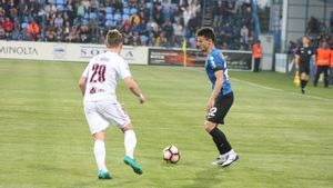 Secretul golului campionatului până în acest moment! Cristi Ganea a înscris superb la vinclu din lovitură liberă: "Domnul Hagi mi-a spus să..." | FOTO