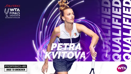 Petra Kvitova, a șasea jucătoare calificată la Turneul Campioanelor. Cine poate ocupa cele două locuri rămase și pe ce loc a ajuns Simona Halep