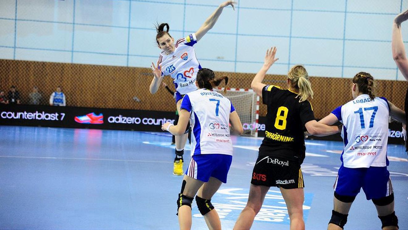 Capăt de drum. HCM Baia Mare s-a oprit în sferturile de finală ale Ligii Campionilor, după o "dublă" slabă cu Dinamo Volgograd