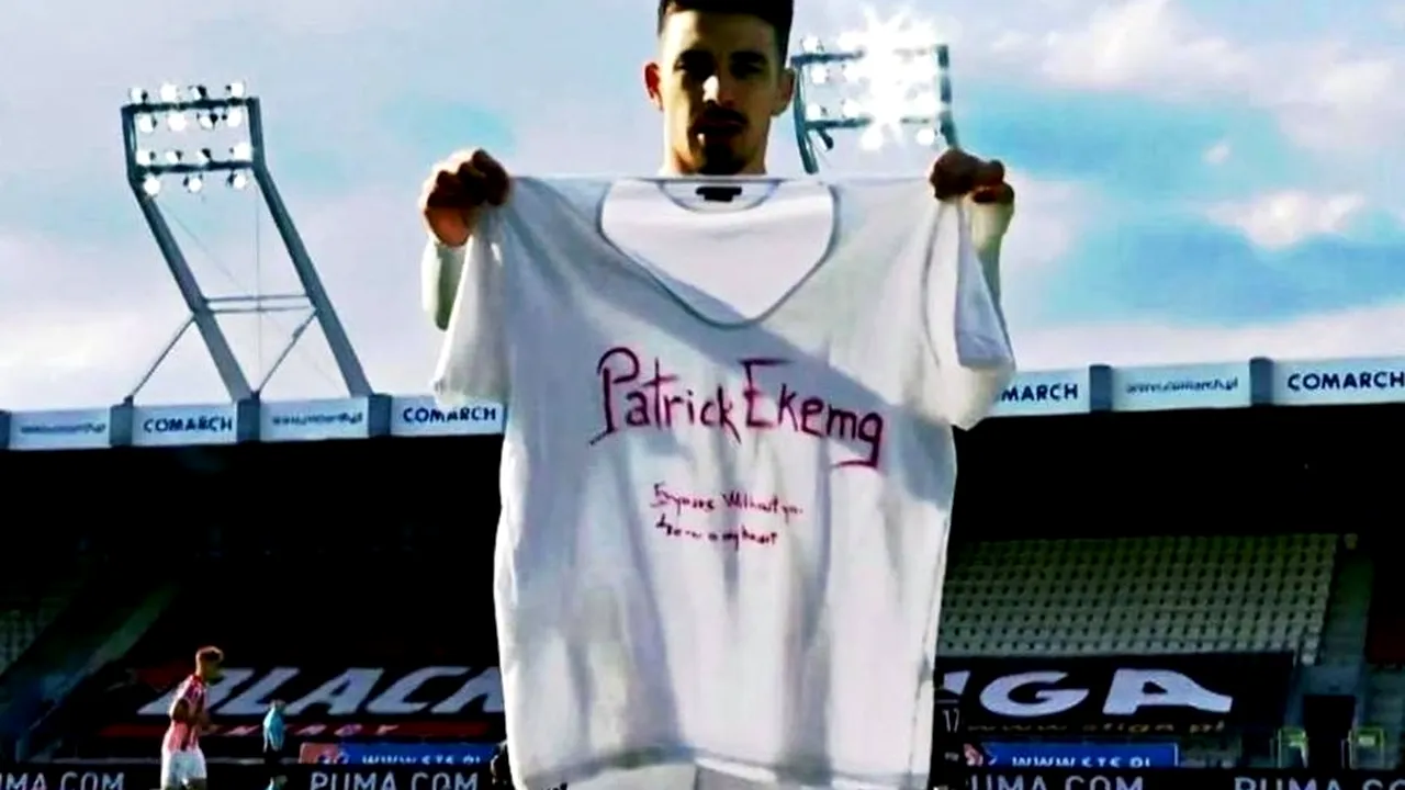 Sergiu Hanca, gest emoționant în memoria lui Patrick Ekeng! Ce a făcut imediat după ce a marcat golul victoriei pentru Cracovia