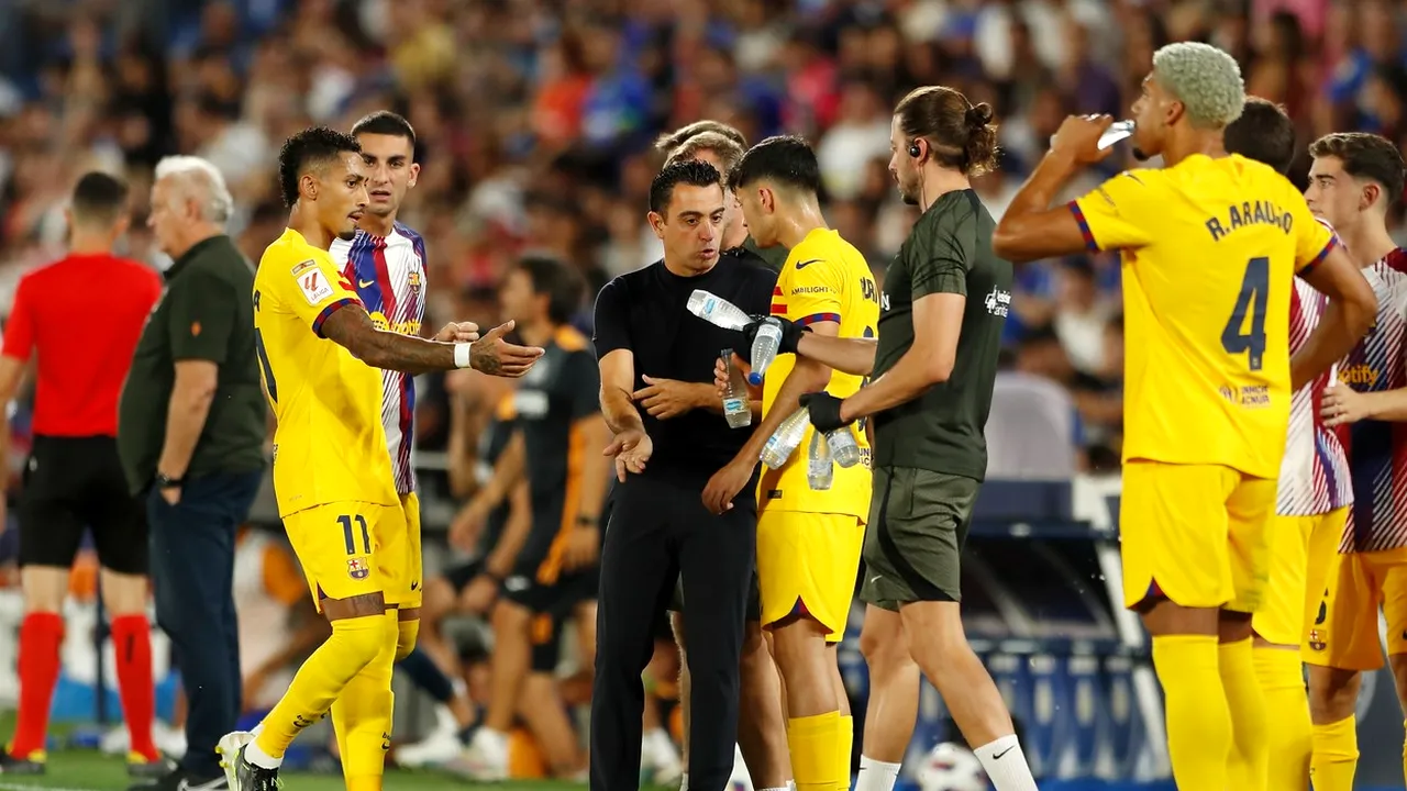 O nouă veste proastă pentru Barcelona! Xavi și Raphinha și-au aflat „sentințele”, după eliminările din meciul cu Getafe