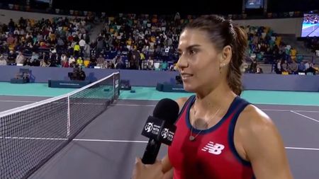 Sorana Cîrstea, prima reacție după victoria de senzație cu Maria Sakkari de la Abu Dhabi: „Trebuia să fac asta!" Ce a spus românca despre adversara ei