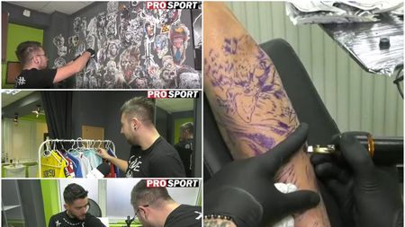 El tatuează fotbaliștii din România: „Florinel Coman e cel mai rezistent la durere, dar a stat cu spatele în frigider”. Pasiunea neștiută a lui Adrian Ilie: „Nu se aștepta nimeni” | VIDEO EXCLUSIV