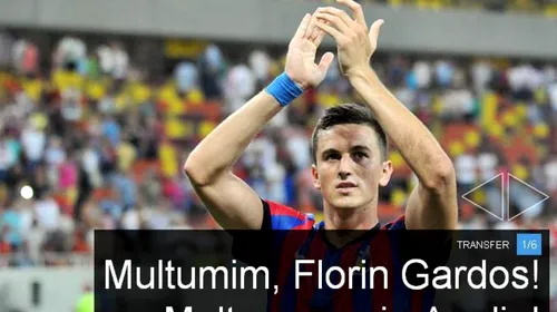 Gardoș nu i-a uitat pe fanii din Ghencea: „Tot ce înseamnă Steaua va rămâne mereu în sufletul meu” Mesaj de despărțire