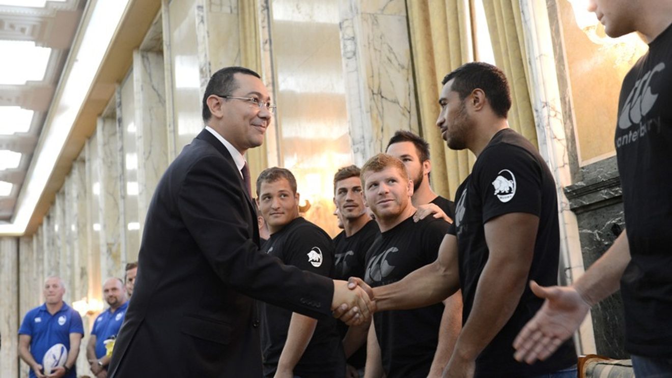 Ponta, la premierea CSM Știința Baia Mare: "La anul vreau să vă fiu alături la Cupa Mondială de rugby"