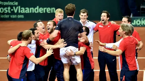The Great Andy! Marea Britanie a câștigat Cupa Davis, după o pauză de 79 de ani. Andy Murray, erou în finala cu Belgia: două puncte în primele două zile și victorie decisivă în meciul cu Goffin