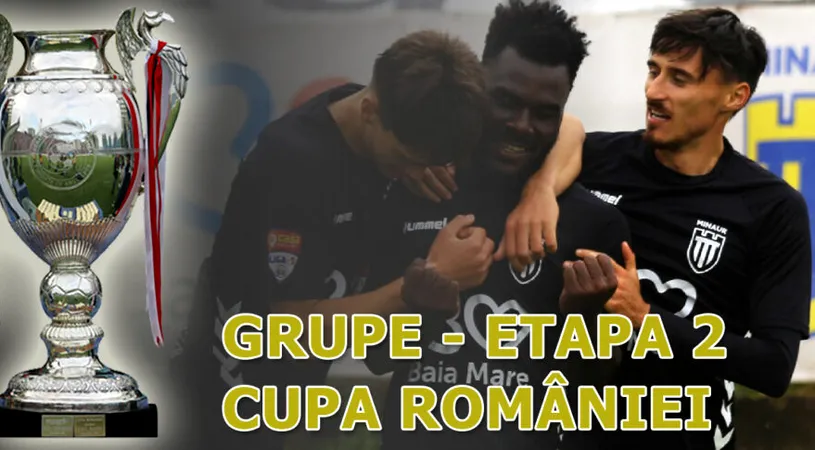 Cupa României, faza grupelor | CS Ocna Mureș reușește surpriza și cu U Craiova. Gloria Buzău și Minaur au încasat fiecare câte trei goluri