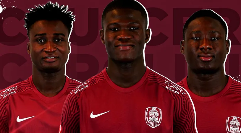 CFR Cluj, trei transferuri dintr-un foc! După ce au dat lovitura cu Emmanuel Yeboah, ardelenii au adus alți trei africani