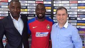 Primele declarații ale lui Tade după ce a semnat cu Steaua: "Mă simt suficient de pregătit și pot juca în meciul de marți"