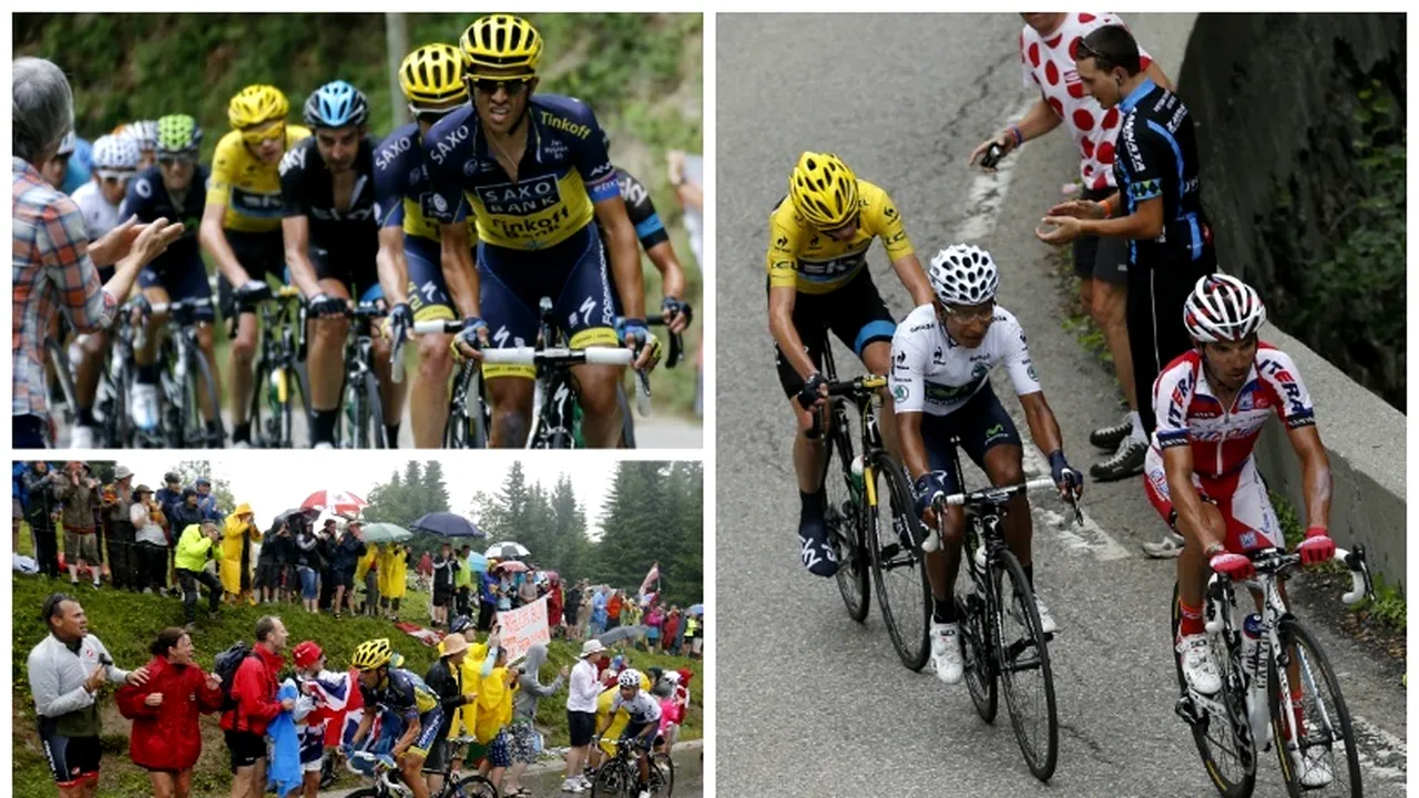 LIVE BLOG Turul Franței - Contador, distrus de Quintana și Rodriguez! Froome-Quintana-Rodriguez, podiumul din acest an! Columbianul de la Movistar e starul acestei etape!