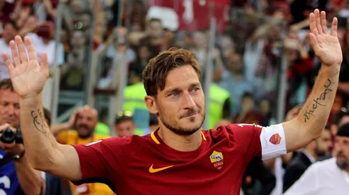 Francesco Totti ar putea reveni în iarbă. Ce echipă îl dorește pe legendarul italian, care are 42 de ani: „Este vorba despre un lider din Anglia”