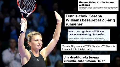 Românca Simona Halep, lăudată din toate colțurile lumii. Daily Mail: 