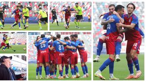 Steaua s-a impus in extremis în fața Tunariului, cu un gol magnific! Comentatorul Ilie Dobre s-a făcut auzit de întreg stadionul la celebrarea reușitelor lui Ceceri și Enceanu. VIDEO