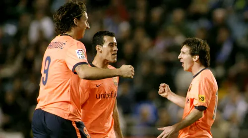 VIDEO Deportivo – BarÃ§a 1-3! Recital Messi și Ibra!