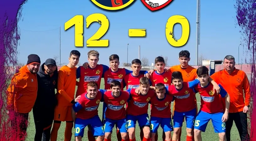 FCSB a spulberat-o pe Dinamo în Liga Elitelor U15! „Aşa rău i-aţi căpăcit?”. Doi jucători, hat-trick-uri chiar sub ochii lui Mihai Stoica