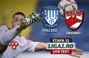 Poli Iași – Dinamo se joacă ACUM. Meci important pentru ambele echipe, în vederea calificării în play-off