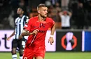 FCSB, decimată în finalul meciului cu PAOK! Daniel Bîrligea s-a accidentat și a fost schimbat de urgență