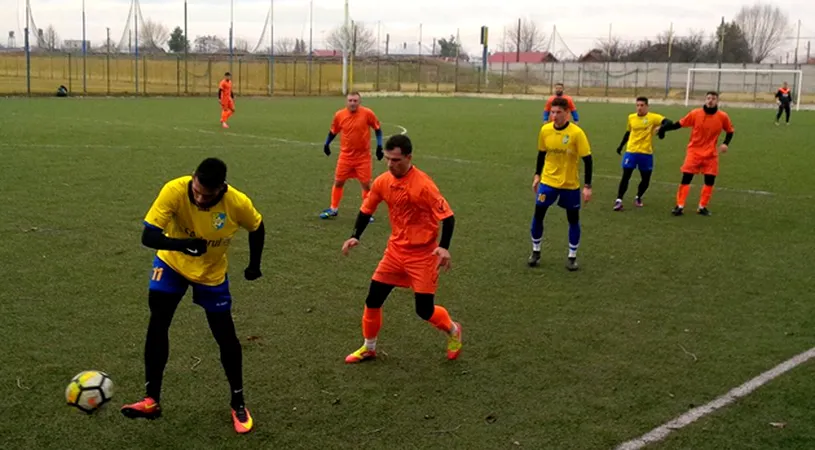 Dunărea a câștigat primul amicalul din 2018, însă a primit gol de la o echipă amatoare.** Alexa a trimis în primul 