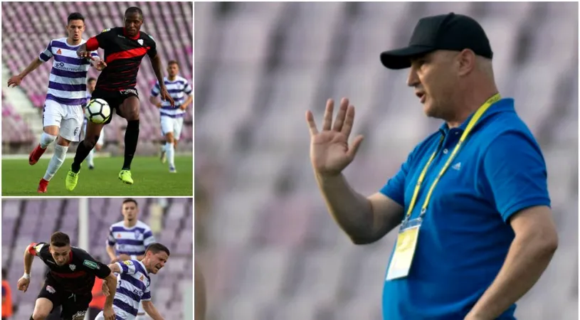 Victorios în derby-ul alb-violet, Răchită a avut și vorbe de duh despre viitorul fotbalului timișorean:** 
