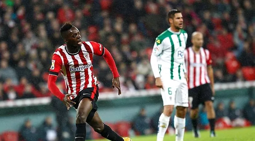 Fotbalistul de 21 de ani dorit de Liverpool și Arsenal a semnat un nou contract. Inaki Williams rămâne la Bilbao până în 2021