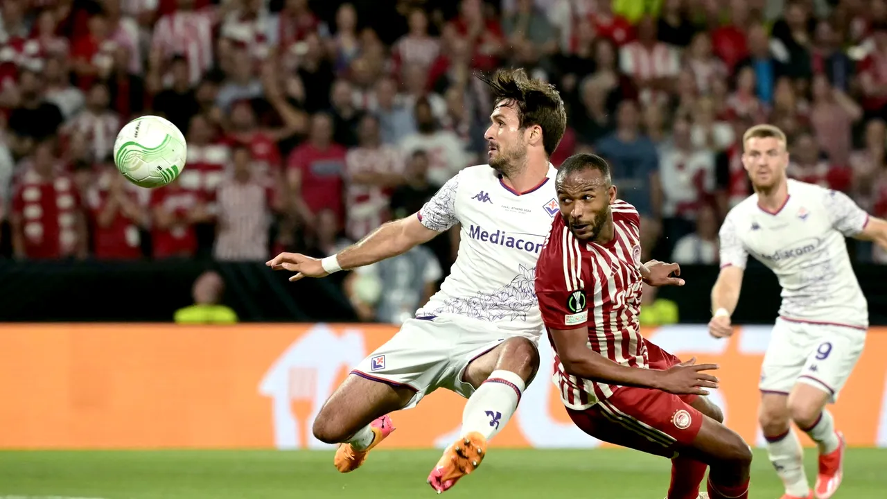 Eroul El Kaabi, mesaj special după Olympiacos - Fiorentina 1-0. Ce a transmis cel care a adus primul trofeu european pentru o echipă din Grecia