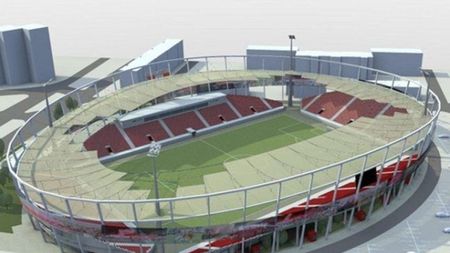 O nouă arenă de 5 stele va fi gata în România, până la finalul lui 2016: "Zilnic, buldozerele lucrează la stadion"