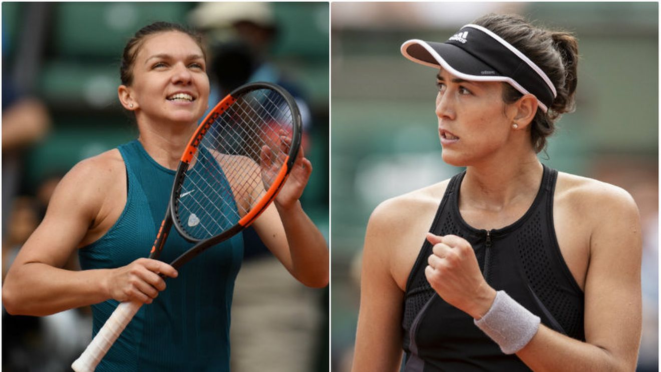 E bine, nu e Garbine! Simona Halep s-a calificat în a treia finală a carierei la Roland Garros, după 6-1, 6-4 cu Muguruza. Eleva lui Darren Cahill își păstrează și primul loc WTA. Constănțeaca a fost susținută, pe Chatrier, de Hagi și Gică Popescu 