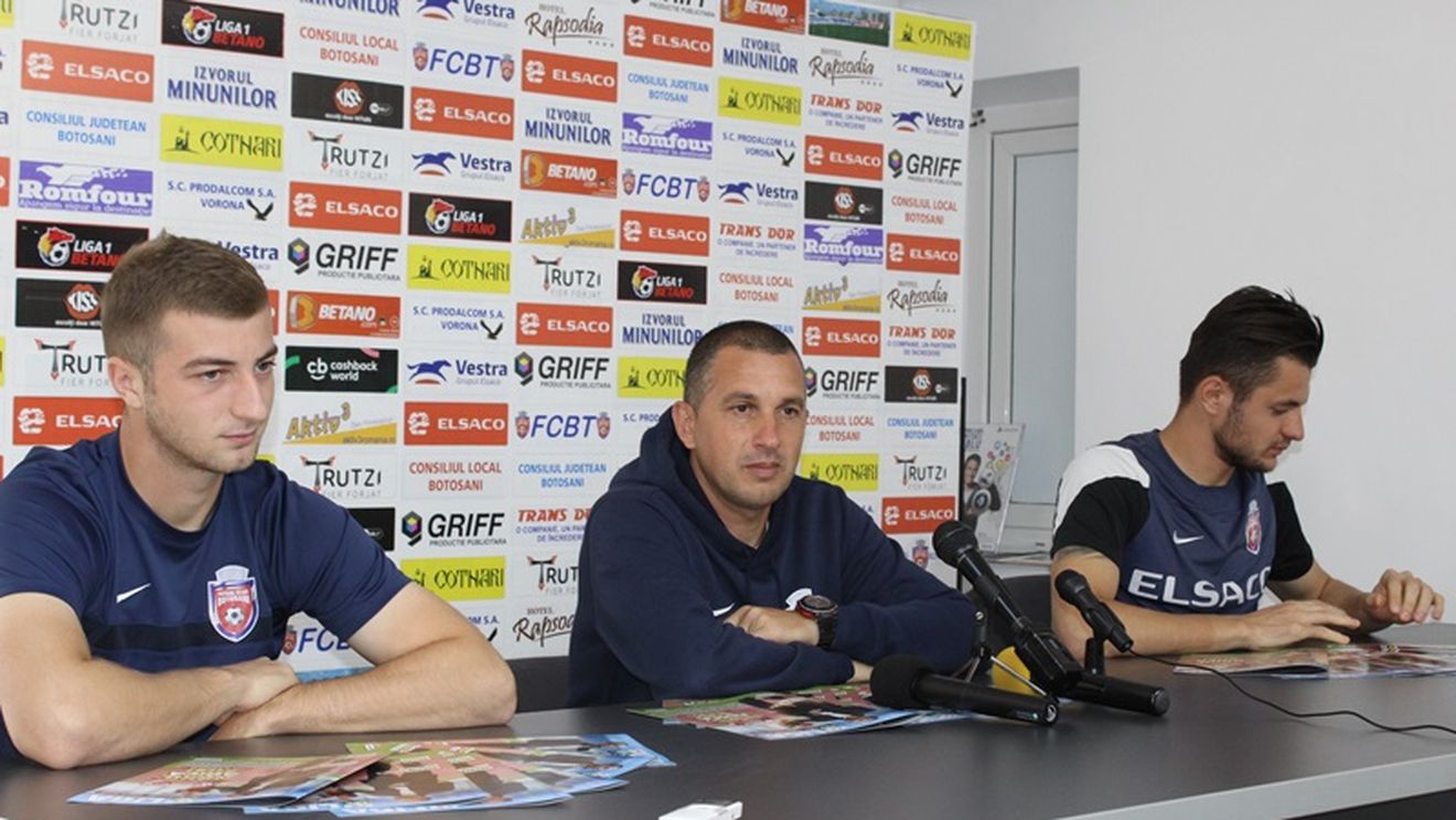 Jucătorii lui FC Botoșani spun că întâlnirea cu Dinamo este meciul sezonului. Enache: "Sub nicio formă nu ne considerăm favoriți. Plecăm de la o egalitate incredibilă"