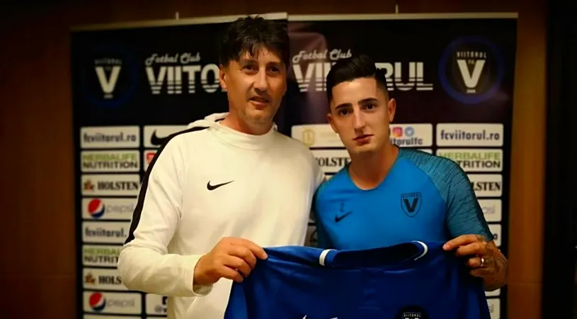 OFICIAL | Steliano Filip a semnat cu FC Viitorul. Fundașul a fost prezentat oficial