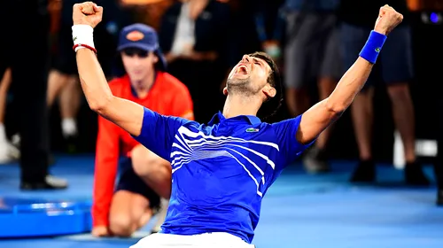 „Încerc să mă gândesc la ce s-a întâmplat în ultimele 12 luni. Acum, să câștig trei titluri de Mare Șlem la rând este incredibil. Nu am cuvinte!” Primele cuvinte ale lui Novak Djokovic, campion pentru a 7-a oară la Australian Open 2019