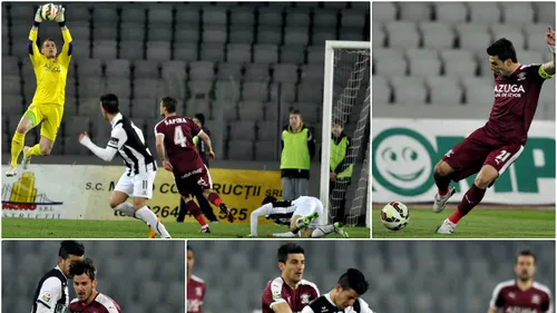 Au pierdut pe mâna lui Buchta. Universitatea Cluj - Rapid 1-0. Festival de ratări pentru Daniel Niculae. Castillion a marcat golul decisiv după o greșeală imensă a portarului ceh. Astra - CFR Cluj 0-1