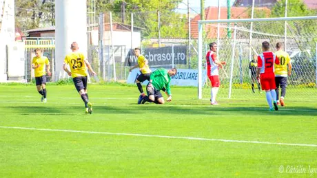 Ibra cel norocos!** Emanuel Popa a marcat golul 100 în campionat pentru AS SR Brașov