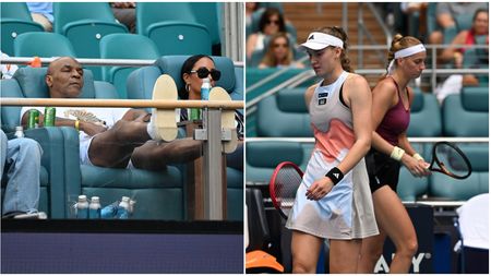 Au scăpat de fanii români și au dat de Mike Tyson! Petra Kvitova și Elena Rybakina, deranjate de celebrul boxer în timpul finalei de la Miami | VIDEO