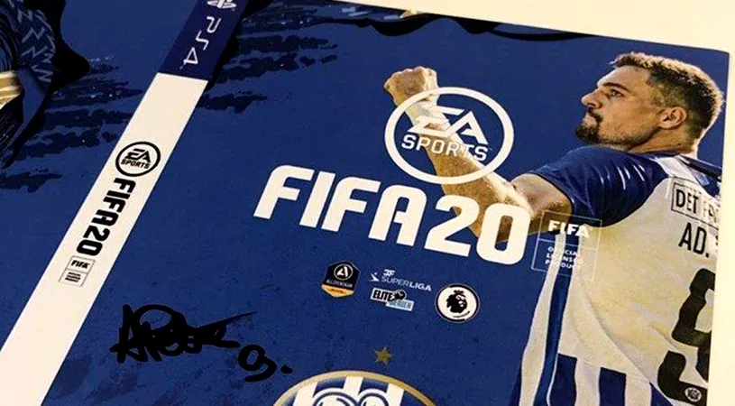 Adrian Petre, fostul jucător al echipei UTA,** apare pe coperta FIFA 20 în Danemarca