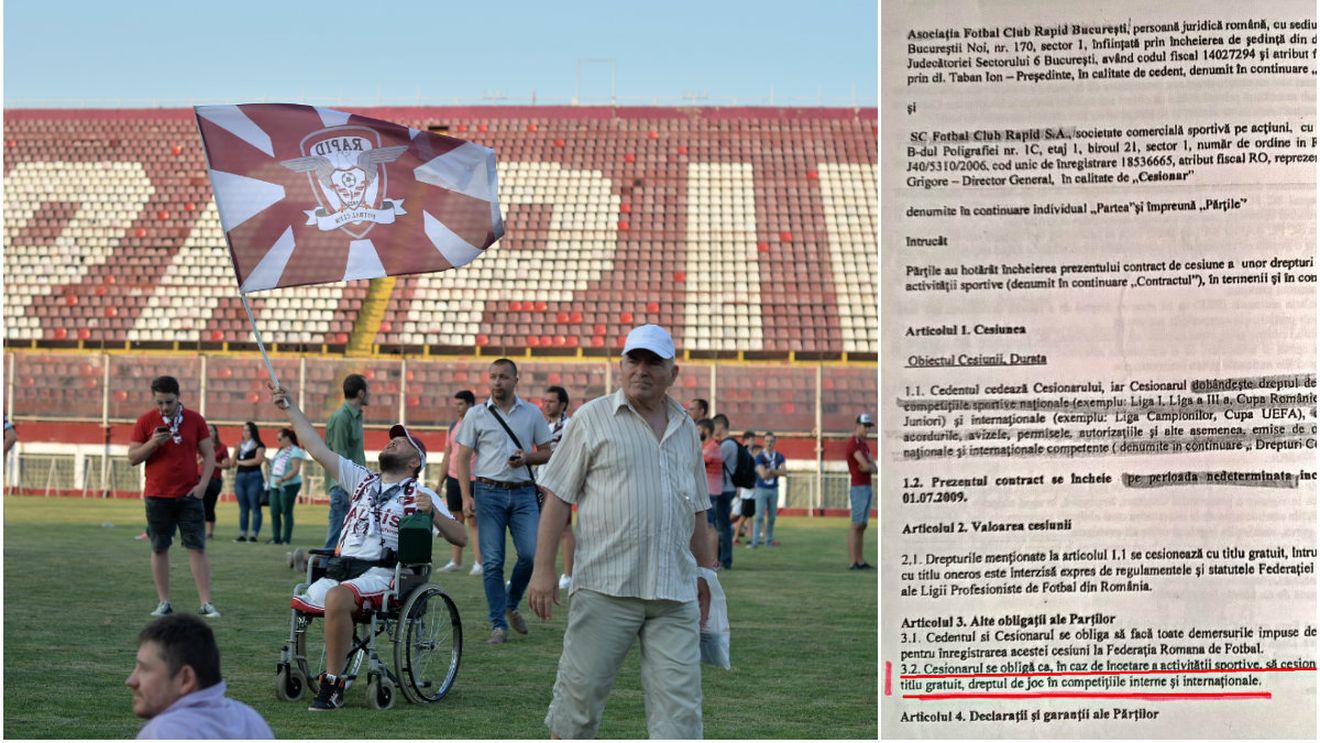 EXCLUSIV | AFC Rapid cere în instanță drepturile sportive ale FC Rapid! Dacă acțiunea e admisă, AFC devine continuatoarea de drept din competiții a clubului născut în 1923 | ACTUL gândit de Copos stabilește că drepturile sportive revin la AFC când FC Rapid încetează activitatea