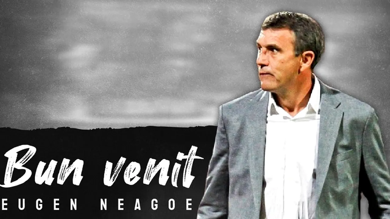 Prosport, confirmat! Antrenorul Eugen Neagoe a semnat cu Universitatea Cluj