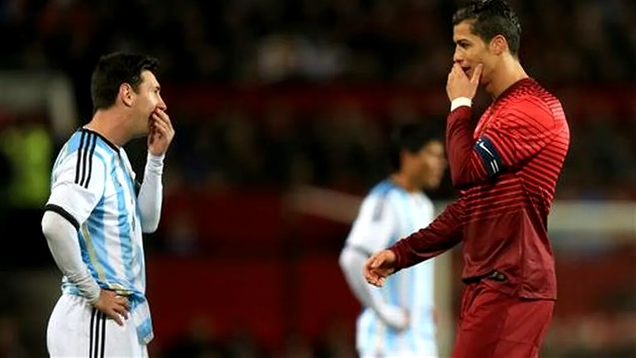 O imagine istorică. FOTO | Cum au fost surprinși Cristiano Ronaldo și Lionel Messi la tragerea la sorți pentru grupele Ligii Campionilor