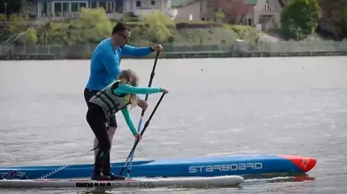 Petre Condrat, campion mondial la canoe, organizează o mare competiție pe lacul Snagov: „Nu există limită de vârstă” | VIDEO