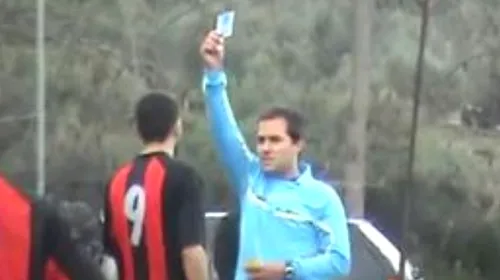 VIDEO** Moment uluitor în fotbal: a primit cartonașul ALBASTRU după ce a marcat! Explicația gestului: